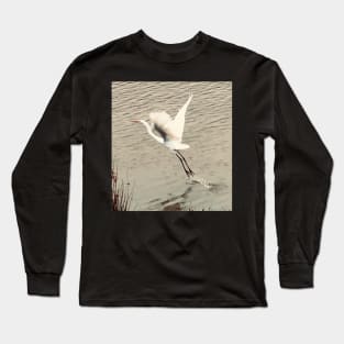 Soaring Egret Long Sleeve T-Shirt